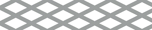 パンチングメタル　孔形状：菱形◇10×20 